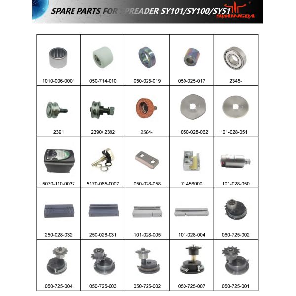 Колесо GMS 035-725-002 355g запасных частей распространителя машины резца заднее