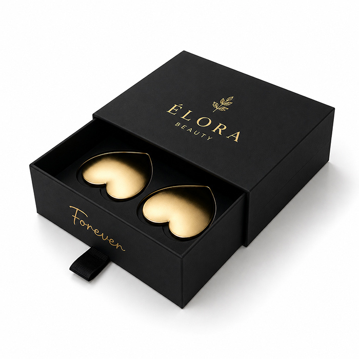 Slide Out Black Drawer Cosmetic Packaging Boxes Gold Foil Stamping