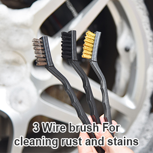 Car Cleaning Tools Kit, Car Detailing Kit, Car Detailing Brush Set with Carry Bag, Auto Drill Brush Car Wash Kit