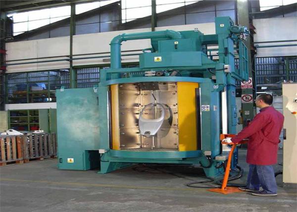 Full Automatic Carbon Steel Fittings Shot Blasting Machine Ф0.3 - 2.5 Shot / Pill