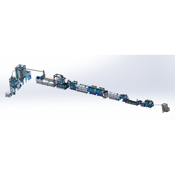 Машина для изготовления PET-полиэстерных ремней Электрическое отопление 120 - 800 кг/ч