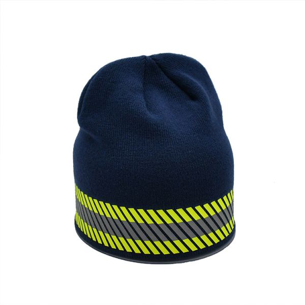 Вкладыш шлема полиэстера зимы Beanie Unisex логотипа отражения OEM крышки черепа футбола идущий