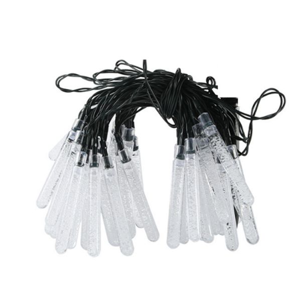 10M Bubble Stick LED Christmas Light String AC200-240V 4W Plug-in PVC Transparent Wire