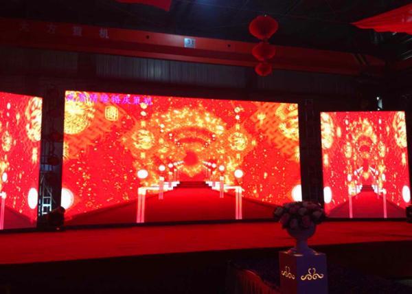 High Resolution P2 Stage Rental LED Display 2mm Pixels With Video Animation Function