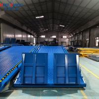 Rampa de embarque manual de 10 metros con capacidad de 10 toneladas para una carga pesada eficiente