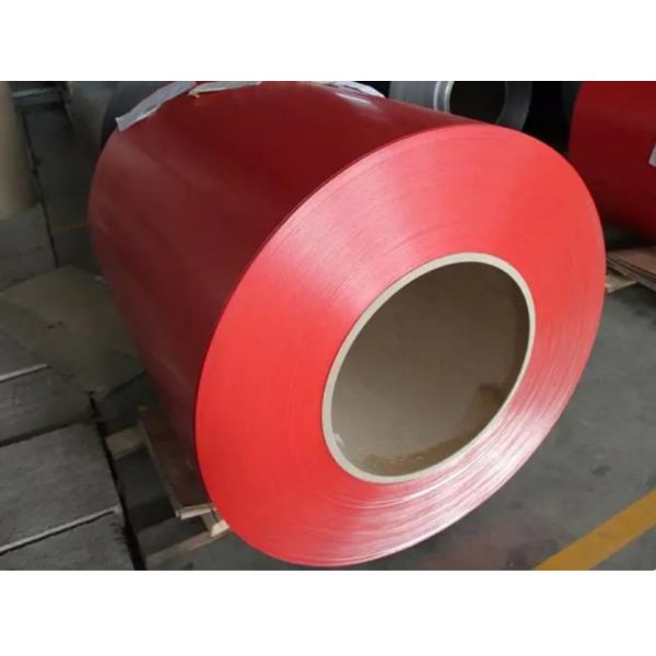 Предварительно окрашенная сталь Galvalume AZ120 PPGL Стальная катушка SMP DX51D для металлических стенных панелей