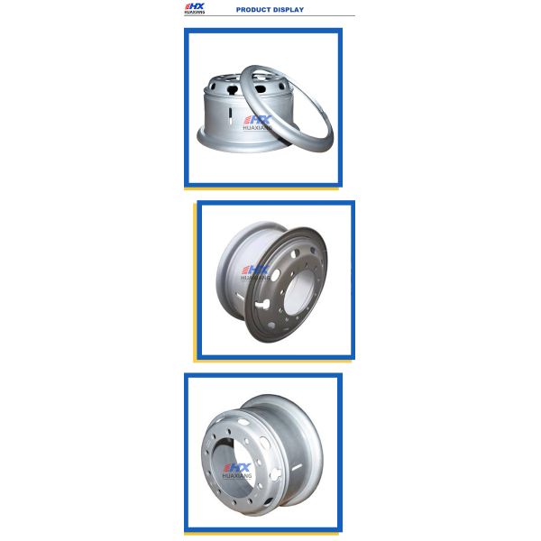20tons Max Payload Off-Highway Rim Engineering Steel Wheel Rims for Heavy Duty Trucks