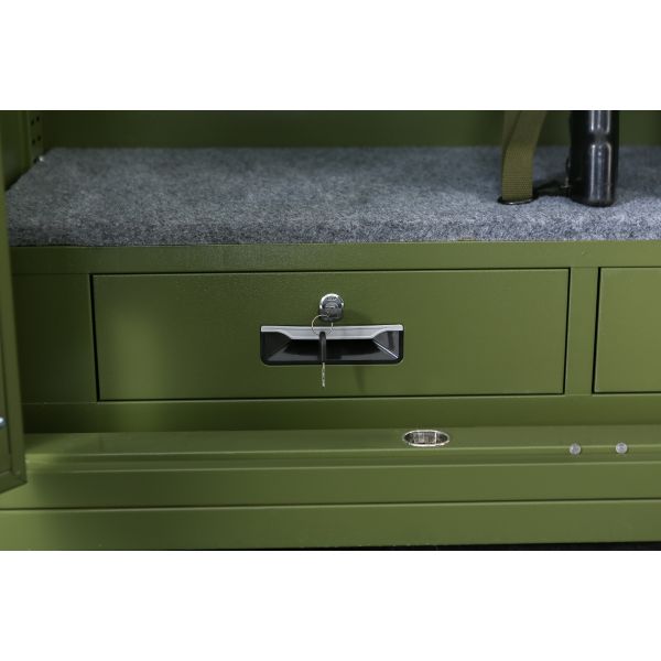 Electrostatic Spraying Metal Gun Safe Cabinet For Handgun Long Gun Storage