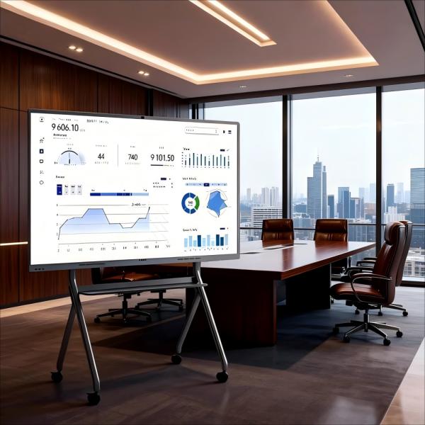 98 Inch Interactive Smart Board For Teaching School 4K UHD 3840x2160 Commercial Display