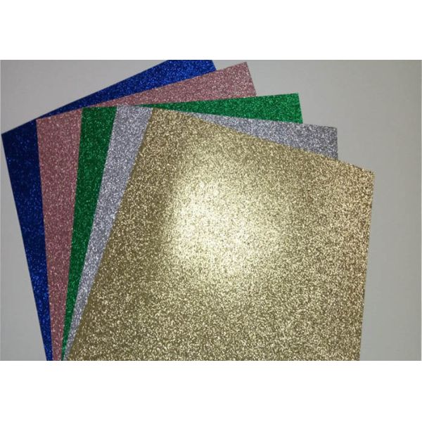 Handmade Color Corrugated Glitter Card Paper Holiday Decoration For Card Making