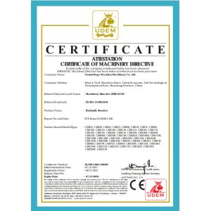 Yantai Hope Precision Machinery Co., Ltd. Certifications