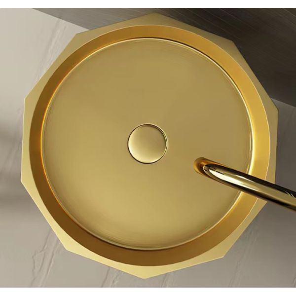 304 Stainless Steel Column Pedestal Sink For Hotel Clubhouse Bathroom