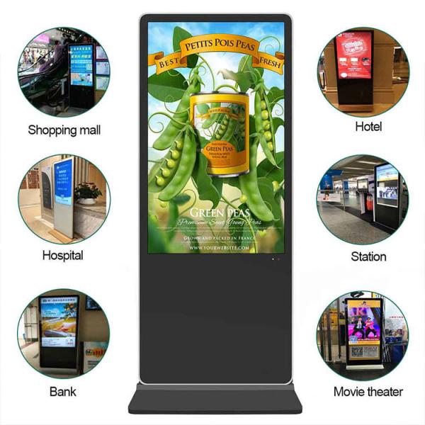 OEM/ODM Indoor Floor Standing Digital Signage With Infrared/Capacitive Touch