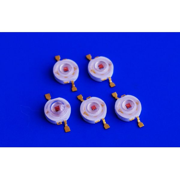 1W High Power Red LED 620–630nm 45mil Chip 400mA High Brightness LED Emitter