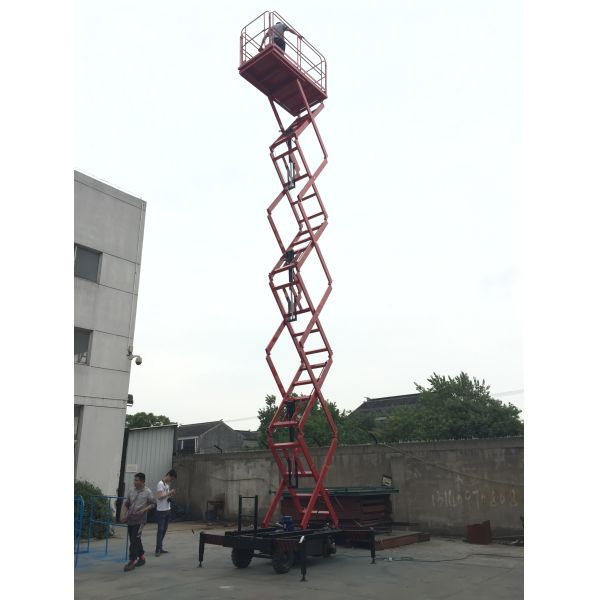 AC380V 500 kg Ascenseur hydraulique mobile 16 m hauteur de fonctionnement