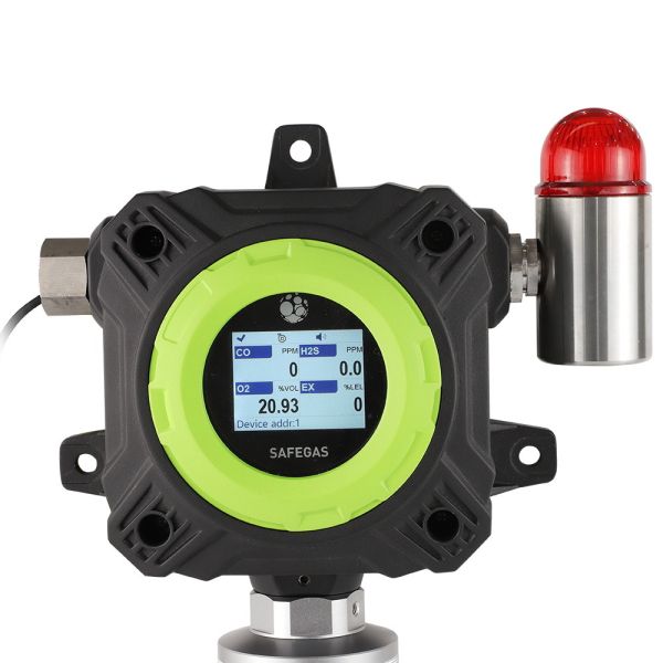 Fixed Gas Detector with Built-in Pump for NH3 CO2 Detection in Refrigeration Chambers IECEx ATEX Certified