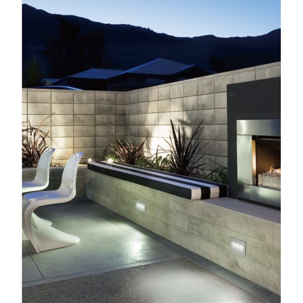 Outdoor LED Step Lights 6W 10W IP54 Multi Black White Grey Finish Small Size Big Size