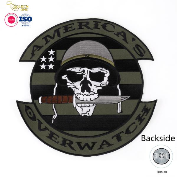 Hot Sale Promotional Gift Patches Greatful Silicone PVC Rubber Rainbow Patch Heat Transfer Embroidered Patches