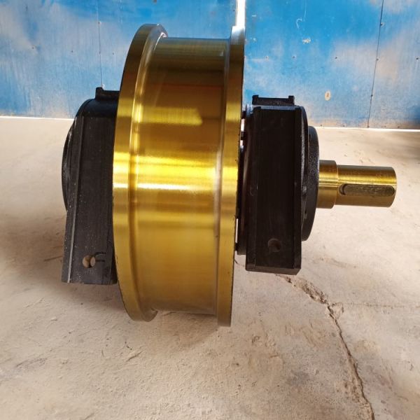 Жара - обработал электрический кран 160T путешествуя колеса износоустойчивые