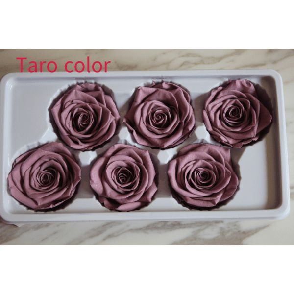 beautiful preserved rose flower A grade stabilized rose preserved long lasting eternal rose 4-5cm