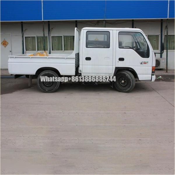 4*2 White I s Uzu Double Row    Fence Plate Type  Delivery Truck   Freight   Truck  Load Cargo