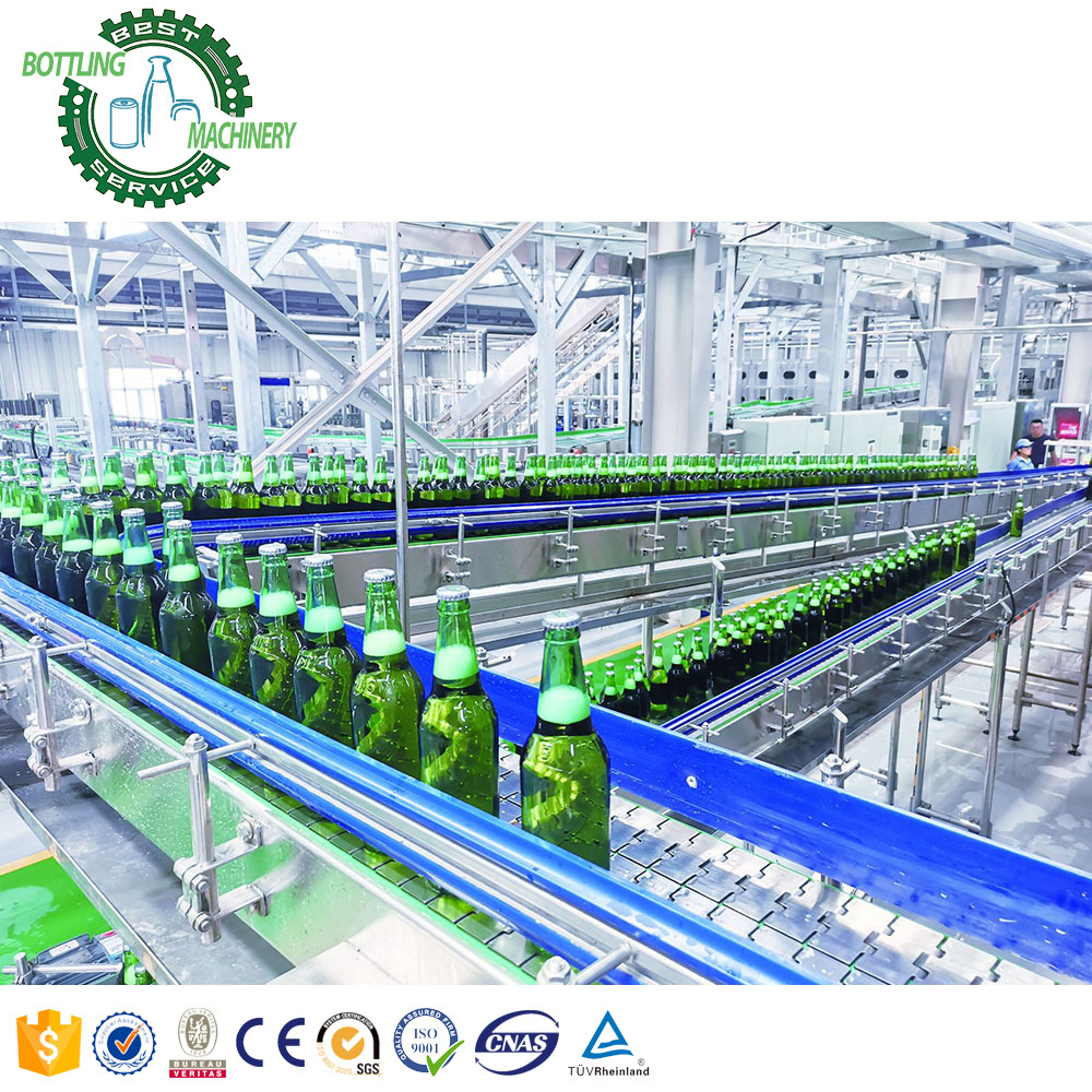 Professional Services Top Manufacturer Industrial Full Set a to Z Can Glass Bottle Beer Bottling Line for Sale