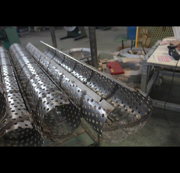 Stainless Steel Perforated Round Tubing Piping With Holes Welded Seamless