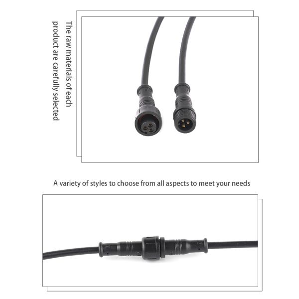 m11 водонепроницаемый соединитель установки света мужской и женский розетки розетки уличного фонаря