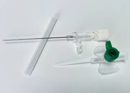 Disposable IV Cannula with Winged Design for Easy Insertion in 14G-26G Sizes Made of Medical-Grade PVC