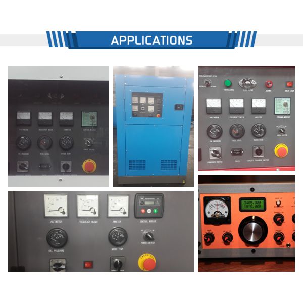 3.5'' 1200A DC Analog Panel Meter , Digital Analog Panel Amp Meter