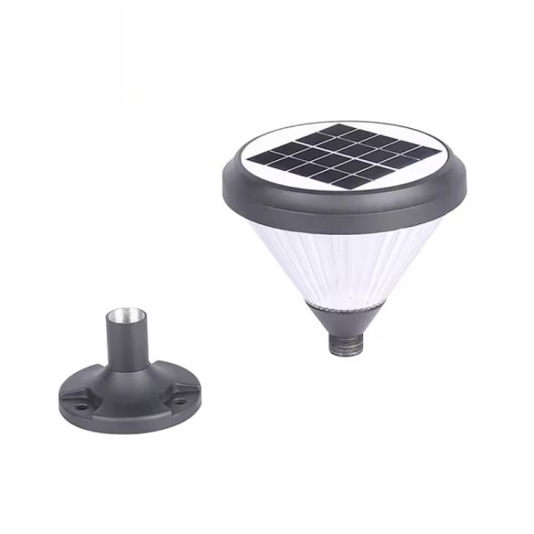 Waterproof IP65 Energy Saving Solar Pillar Lights For Garden Walkway