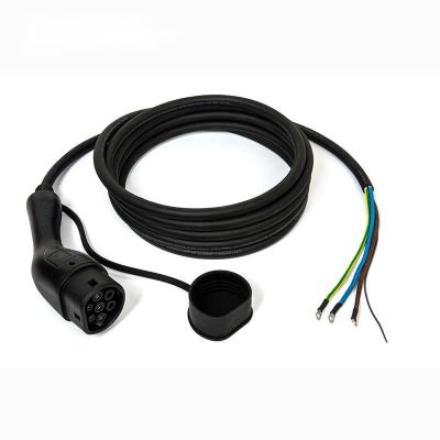 11kW Type2 EV Fast Charger Charging Plug 16A/3Phase AC 480V Single Gun EV Charger Cable