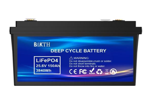 Batterie au lithium de 150Ah LiFePO4 24V LiFePO4 batterie solaire avec plusieurs fonctions