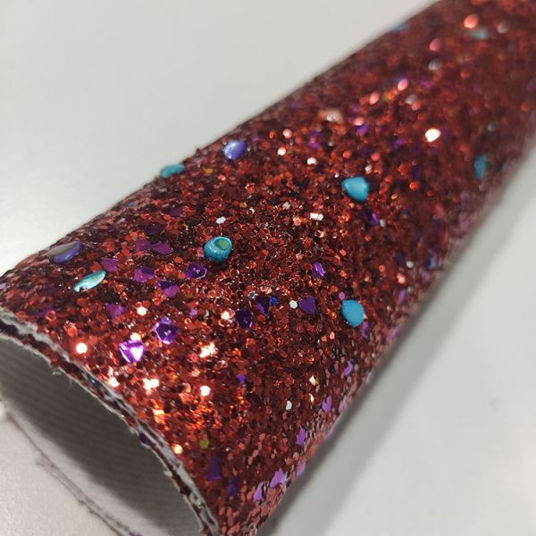 Shoes 54/55' Abrasion Resistant 1.1mm Glitter Fabric Roll