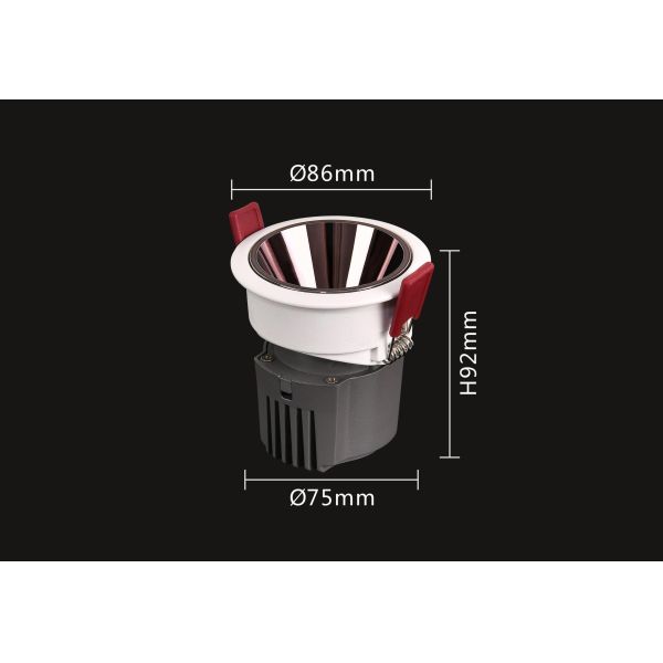 LED AMS Dimmable Ceiling Spotlights 4000K 5000K Color Temperature