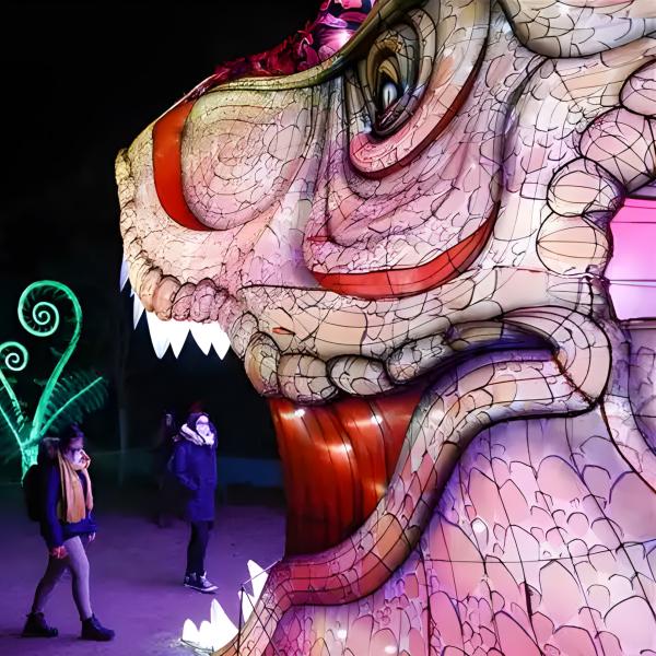 Outdoor Realistic Dinosaur Head Entrance for Park Decoration, Dinosaur Party Decor