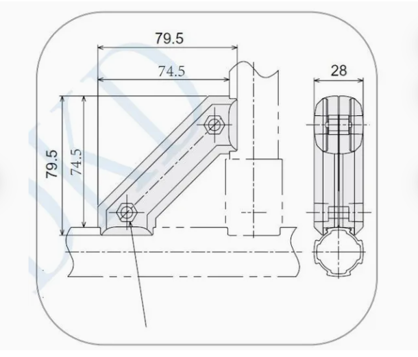 Industry Aluminum Pipe Joint Aluminium Alloy Joint Lean Pipe
