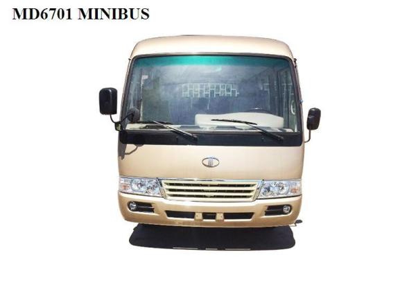 Mudan Star Type 19 Seats Diesel Mini Bus Cummins Engine Manual Gearbox