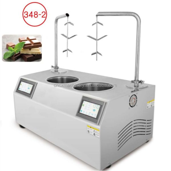 Chocolate Tempering Machine and Dispenser 1kw 45 KG for Ice Cream Store Modernization
