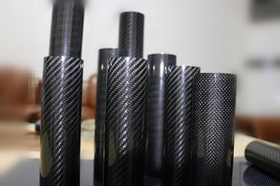 Large diameter carbon fiber tube , hot sale 3K twill weave 50mm carbon fiber tube