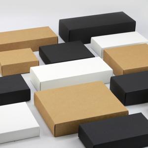 Eco Friendly Corrugated Gift Boxes Stamping Printing Smart White Box Mailers