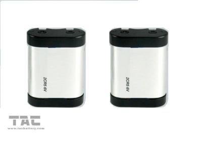 1400mAh bateria de Li-Mn primária Lithium 2CR5 6.0 v com alta energia de CE, certificação de RoHS