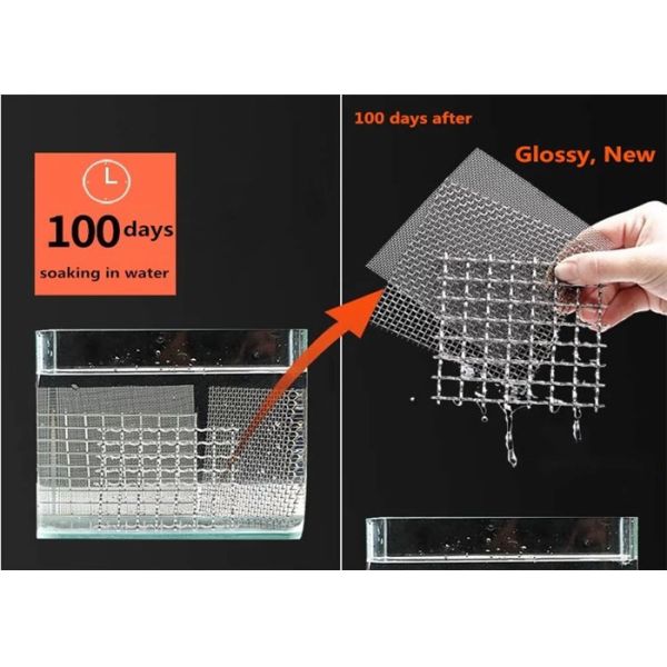 Customized Stainless Steel Crimped Woven Wire Mesh For Liquid Filter