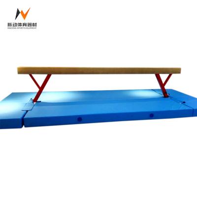 Customized Size Gymnastic Sport Equipment Balance Beam and Mat Set for Exercise Training