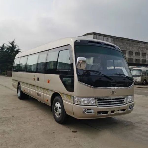 LHD 24-30 Seats Coaster Bus 30 Seaters Advanced Passenger Bus Design