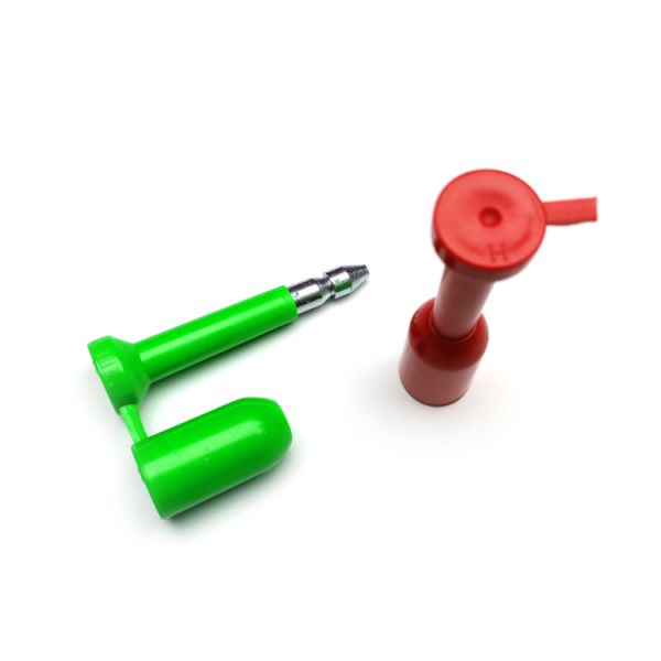 Low Carbon Steel ABS Security Bolt Seals For Disposable Manual Operation Container Lock