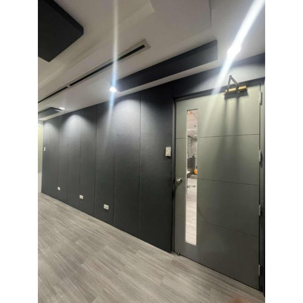 Office Wall Panels RAL Black Cement Board Wood Wool Acoustic Panel DIY Easy Installation