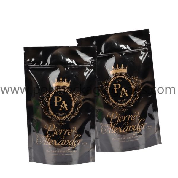 Custom Printed Stand Up Pouch Aluminum Foil Zip Lock Bag
