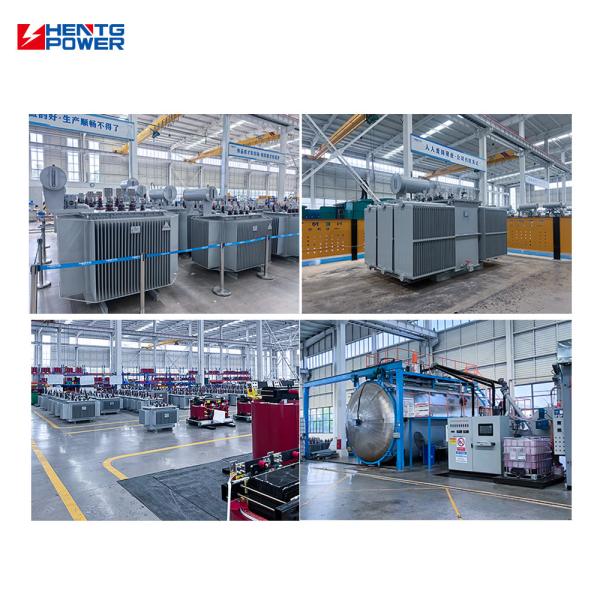 Industrial Electric Circular Coil HV Oil Immersed Transformer Step Up Step Down 3 Phase