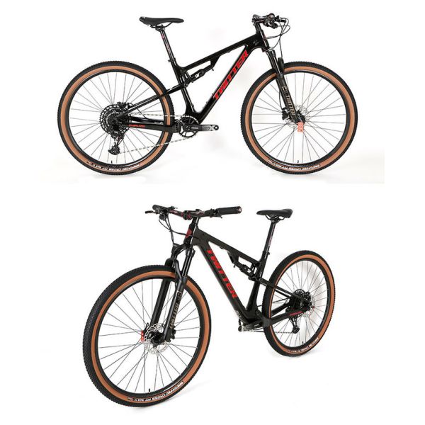 горный велосипед подвеса волокна углерода 29er полный